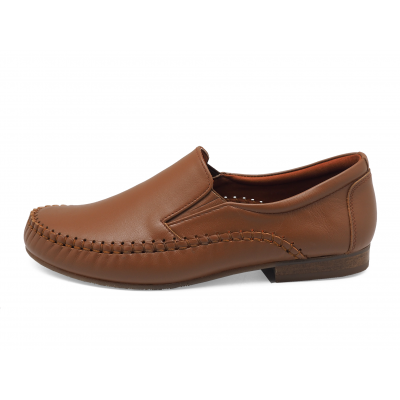 Women Courts Flat SY-07 Tan Nappa